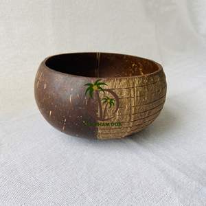 โคโค่ Eco แบรนด์ที่ถูกที่สุดขายส่งโลโก้ที่กำหนดเองกะลามะพร้าวชามขายส่งจากเวียดนามกะลาชามสลัด - Product Image 5