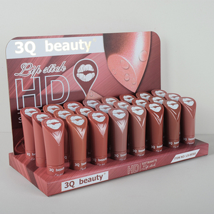 Profesional de alta calidad vegano de larga duración caja de exhibición de lápiz labial mate cosmético Multi colores conjunto de lápiz labial para mujeres maquillaje - Product Image 4