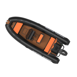 Vente en gros Certification CE 18ft 560 PVC Orca Hypalon Tube Bateau gonflable à nervures profondes en aluminium avec <span class=keywords><strong>console</strong></span> - Product Image 6