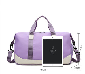 Bolsa de lona para equipaje de viaje de gran capacidad para deportes de Yoga de secado rápido impermeable con etiqueta privada al por mayor - Product Image 4