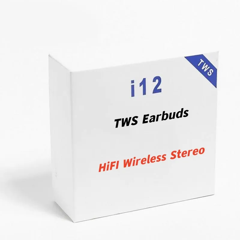 True Wireless Earphones Mini i12 TWS HiFi stereo Headphones Sports Earbuds Headset With Mic for iPhone for Samsung PK i9s i7