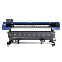 Imprimante jet d'encre éco-solvant automatique haute productivité 1,6 m 1,8 m 2,1 m 3,2 m pour affichage publicitaire extérieur