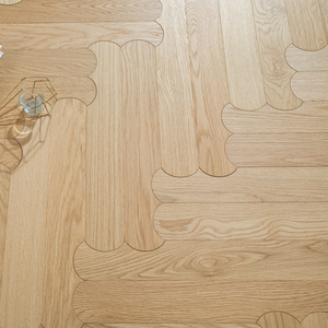 Parquet de Madera de Roble Francés Multicapa T&G de 12mm, 16mm, 20mm, Grado ABC, Resistente al Agua, Fácil Instalación, Certificado FSC, para Pasillos - Product Image 1