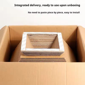 ขายส่ง บ้านแมวรูปทรงปิรามิด ของเล่นแมวแบบกระดาษ 3 มิติ ยกสูง สำหรับข่วนเล่นและนอน - Product Image 3