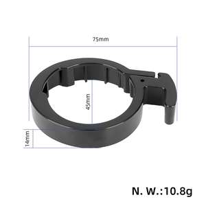 Front Tube Folding Collar Ring with <b>Screws</b> for F25 F30 F35 F40 Scooter Folding Buckle Limit Ring Parts - Product Image 2