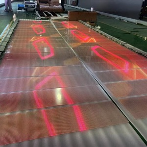 LED Display <b>Screen</b> 55 Inches P10 Indoor Digital Poster <b>Wall</b> Mounted Anti-Reflective Hard Glass Pink Blue Green Color - Product Image 5
