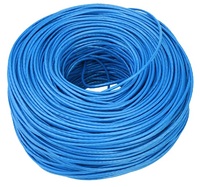 Cable de Comunicación FTP Cat5e Changbao de 305m - 4 Pares 24AWG Cobre Desnudo/CCA de Doble Conductor para Redes LAN de Computadoras