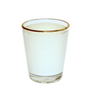 סיטונאי custom 1.5 oz סובלימציה shot זכוכית יין ויסקי זכוכית שקוף חלבית החסר סובלימציה shot משקפיים