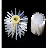 Brosse cylindrique en nylon à diamètre et longueur personnalisables, brosse de nettoyage industrielle