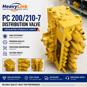 Vanne de distribution HeavyLink PC200-7 PC210-7 PC200-8M0, pièces hydrauliques pour excavatrice, haute efficacité, qualité supérieure - Product Image 4