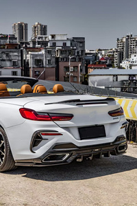 Kit carrosserie en fibre de carbone sèche pour BMW Série 8 G14 G15 G16 840i 850 SQ : Lame avant, diffuseur, spoiler, capot en fibre de carbone - Product Image 5
