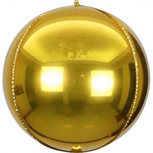 Globos de Boda 4D de 150 cm/60 Pulgadas con Forma de Globo Dorado de la Marca Party Love, Modelo 50228 - Product Image 1