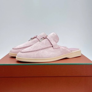 Chaussures de luxe 2026 de créateur, mocassins d'été européens et américains, légers, sportifs, plats, en velours, antidérapants, avec bande élastique, couleur unie - Product Image 4