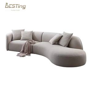 <span class=keywords><strong>De</strong></span> Lujo Simple creativo salón sofá <span class=keywords><strong>de</strong></span> tela <span class=keywords><strong>de</strong></span> terciopelo <span class=keywords><strong>de</strong></span> moda sala <span class=keywords><strong>de</strong></span> estar sofá Venta caliente nórdico moderno sofá seccional - Product Image 1