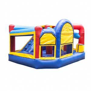 <span class=keywords><strong>Divertente</strong></span> Castello Gonfiabile Magico in PVC da 0,55mm Certificato EN14960 per Bambini, Scivoli e Pareti da Arrampicata Portatili ad Alta Capacità - Product Image 2