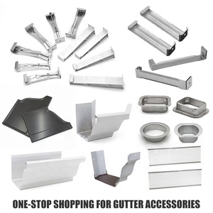 6 "viti rapide K-stile pioggia tetto grondaia gancio con vite 1/4 - Product Image 5