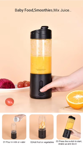 Licuadora Portátil para Batidos y Smoothies, Recargable por USB, Mini Licuadora Personal de Alta Velocidad para Jugos, Verduras y Alimentos para Bebés - Product Image 3