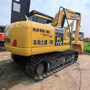 Дешевая цена, 10-тонная Механическая лопата Komatsu PC110, оригинальный подержанная модель 2023 экскаватора, хорошее состояние двигателя, моторный насос - Product Image 3