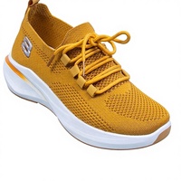 Nouvelles baskets de marche à lacets KJ 2026 pour femmes et jeunes filles, avec embout en acier lumineux et nœud, pour la saison automne