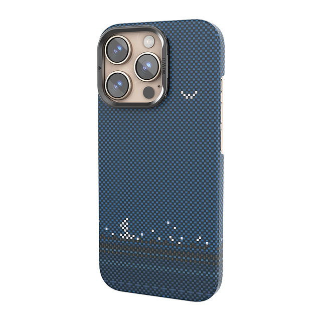 WiWU Aramid Fiber Plain Weave Camera Ring with Bracket Function Mobile Phone Cases for iPhone 16 Pro