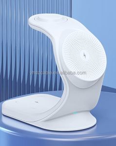 Desktop 3 in 1 Standard Magnetic 15W Fast <b>Charging</b> Smart Watch Mobile Phone Holder Magnetic <b>Wireless</b> Charger - Product Image 5