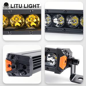 Combiné faisceau 12v 24v tout-terrain 4x4 led barre lumineuse IP68 étanche simple rangée led conduite barre lumineuse pour camion tracteur bateau <span class=keywords><strong>suv</strong></span> - Product Image 5