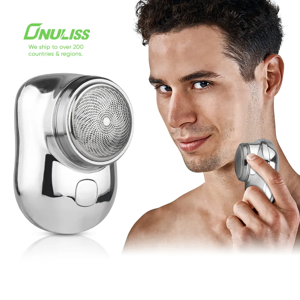 Mini Shave Portable Electric Shaver New Electric Razor for Men Wet and Dry USB Rechargeable Easy One-Button UseMens Razor