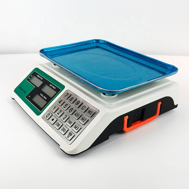 TS-828 ACS Stainless Steel Price Digital Weighing Scale Components Digital Price Computing Tabletop Vegetable Scale