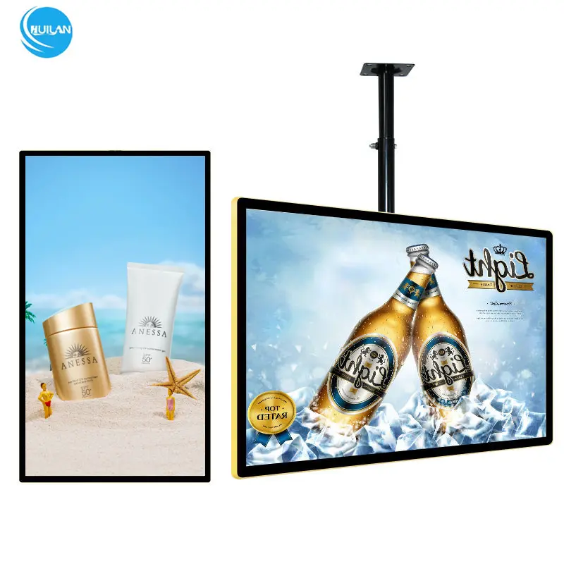 55 inç duvara monte tft ticari dokunmatik lcd reklam ekranı dijital tabela ve ekran lcd reklam ekranı