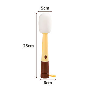 Cepillo de limpieza colgante multifuncional de silicona con mango largo para botellas, cepillos giratorios para la boca de vasos, herramienta de limpieza - Product Image 4