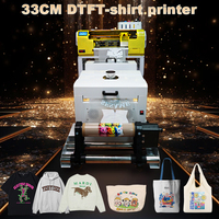 Nouvelle imprimante DTF XP600 A3 33CM à tête unique, portable, entièrement automatique, numérique rouleau-à-rouleau, 1 an de garantie, pour pigments A5 A1 A4 600mm