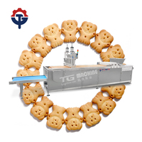 Máquina de Producción de Galletas de Alta Eficiencia - 200-1500 kg/h, Crujientes/Duras/Galletas, Directo de Fábrica