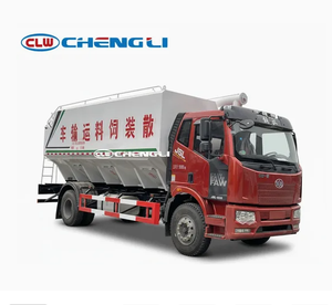 Camión de Alimentación a Granel Personalizado CLW 8x4 de 35m³ con Descarga por Tornillo Multicompartimento para Entrega de Granos - Product Image 2