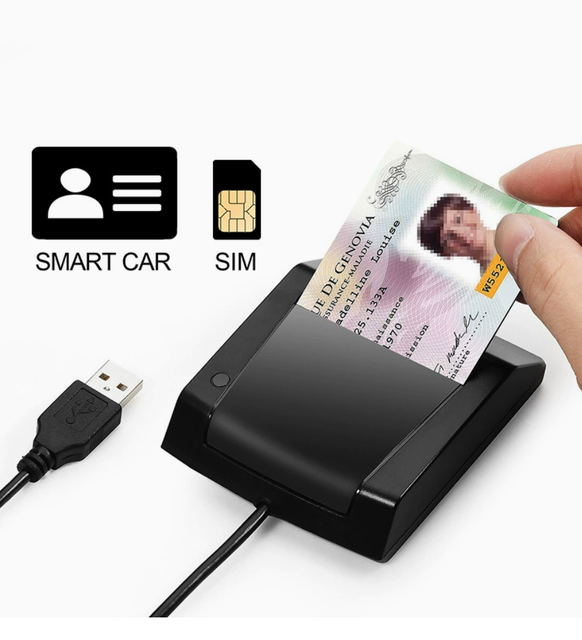 CAC ATM USB Smart Card Reader SIM Phone Card Tax Reporting IC ID Card Smart Card Reader