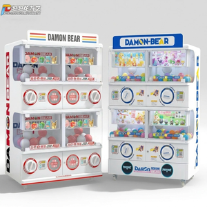 <span class=keywords><strong>Machine</strong></span> à capsules de jouets d'arcade automatique à jetons, en métal, 3 niveaux, 6 compartiments, type Gashapon - Product Image 3
