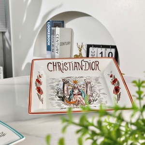 European Style Ceramic Creative Personalized Storage Tray Ashtray for Restaurant Home Office Conference Hall and Cigar Use - Product Image 3