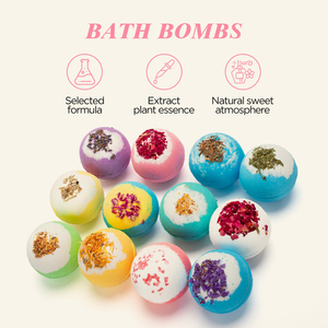<span class=keywords><strong>Boules</strong></span> <span class=keywords><strong>de</strong></span> bain moussantes Super Multi aux huiles essentielles <span class=keywords><strong>de</strong></span> rose séchée, emballage personnalisé, pour usage domestique, lot en stock - Product Image 2