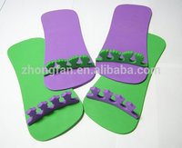 Sandales de plage et tongs pour hommes en EVA gaufré, moulées et découpées, écologiques, avec lanière tendance