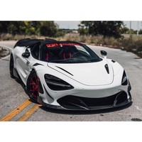 Kit carrosserie en fibre de carbone RY Style lèvre avant diffuseur arrière garde-boue jupe latérale aileron arrière lame de vent pour McLaren 720s