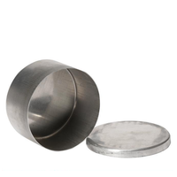 Boîtes de test d'humidité du sol en aluminium pour utilisation en laboratoire, contenants pour échantillons de sol, boîtes d'humidité du sol