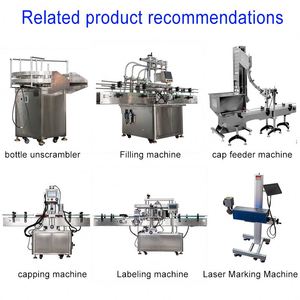 Dòng tự động nhựa chai tròn làm đầy chất lỏng đóng nắp và ghi nhãn máy - Product Image 2