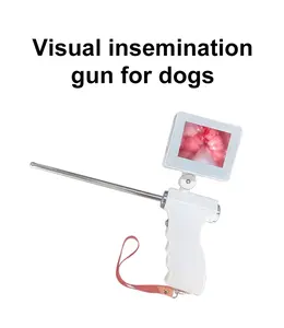 犬の人工授精のための視覚ピストル内視鏡AIガン