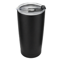 Gobelet isotherme en acier inoxydable de 20 oz avec couvercle et paille, tasse à café de voyage pour le camping, pour boissons chaudes/froides, maintien au chaud 12-24h