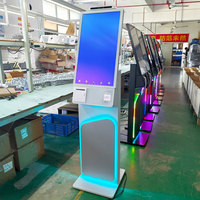 Kiosco de Autoservicio de 27 y 32 Pulgadas con Pantalla Táctil, Escáner de Código de Barras y Sistema de Pedidos