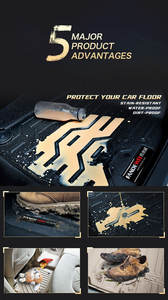 Alfombrilla de coche 3D TPV de ajuste personalizado para HYUNDAI <span class=keywords><strong>Santa</strong></span> <span class=keywords><strong>Fe</strong></span> para SUZUKI VITARA Swift, alfombrilla para coche, accesorios interiores para maletero - Product Image 4