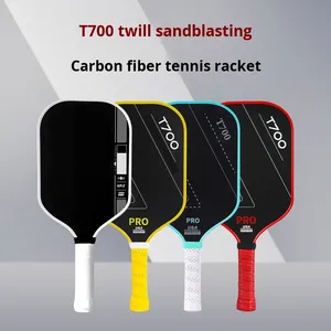 Raqueta de Pickleball KY0061 de Fibra de Carbono Mate con Núcleo de Panal, Moderna, en Existencia, 225-235g, 41.5x19x1.6cm - Product Image 1