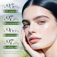 OEM SADOER Professionnel Crème en Feuille Cristalline Éclaircissante à la Vitamine C Bio et à la Centella Asiatica, Hydratante et Nourrissante pour le Visage, Format Voyage