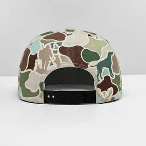 Casquette de baseball sportive OEM ODM personnalisée avec logo brodé, visière plate carrée, 256, vierge, 5 panneaux, snapback, corde, camouflage, style Dad Hat - Product Image 6