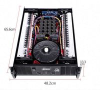 Profesyonel 2 Kanallı Metal Güç Amplifikatörü 2U/3U 1500W/1800W Sahne Gösterileri ve KTV için