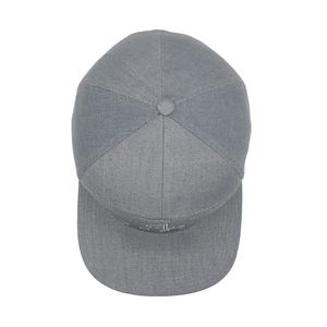 Casquettes de baseball sportives à visière plate structurée, brodées, multi-panneaux (7 panneaux), 100% chanvre, écologiques, durables et de haute qualité - Product Image 2